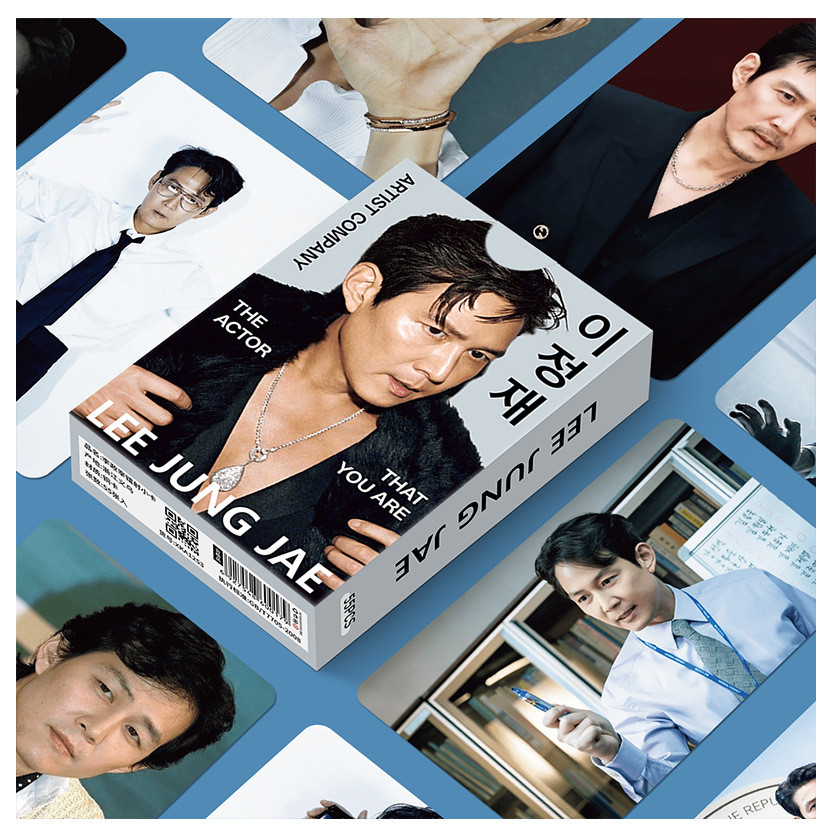 50-55pcs Korean Drama Actor Singer JAY PARK Song Kang Laser Hologram Photocards Byeon Woo-seok SOLO Photo Loverly Runner Lomo Cards Kpop Holographic Postcards