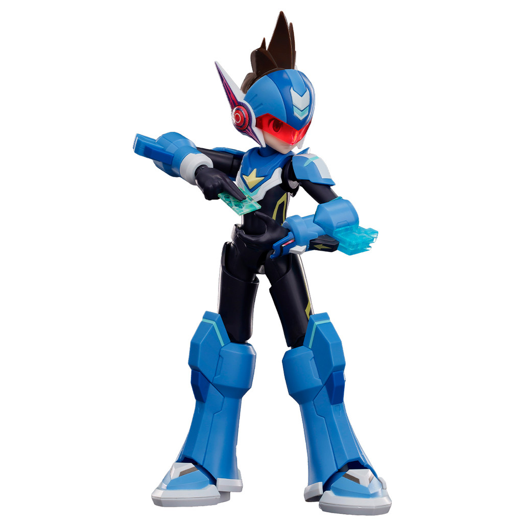 Boneco Articulado Montável Blokees Star Force Shooting Star Mega Man Colecionável Model Kit — imagem 2 de 2