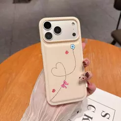 Capa para celular com textura tipo lichia e estampa de corações,com iPhone 18,17,16,15,14,13,12 e 11 ProMaxPlus
