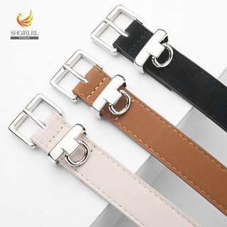 Cinto De Couro De Camurça SHGIRLRL , Casual Retrô Fosco , Fivela De Pino , Design De Luxo , Cintura Para Mulheres