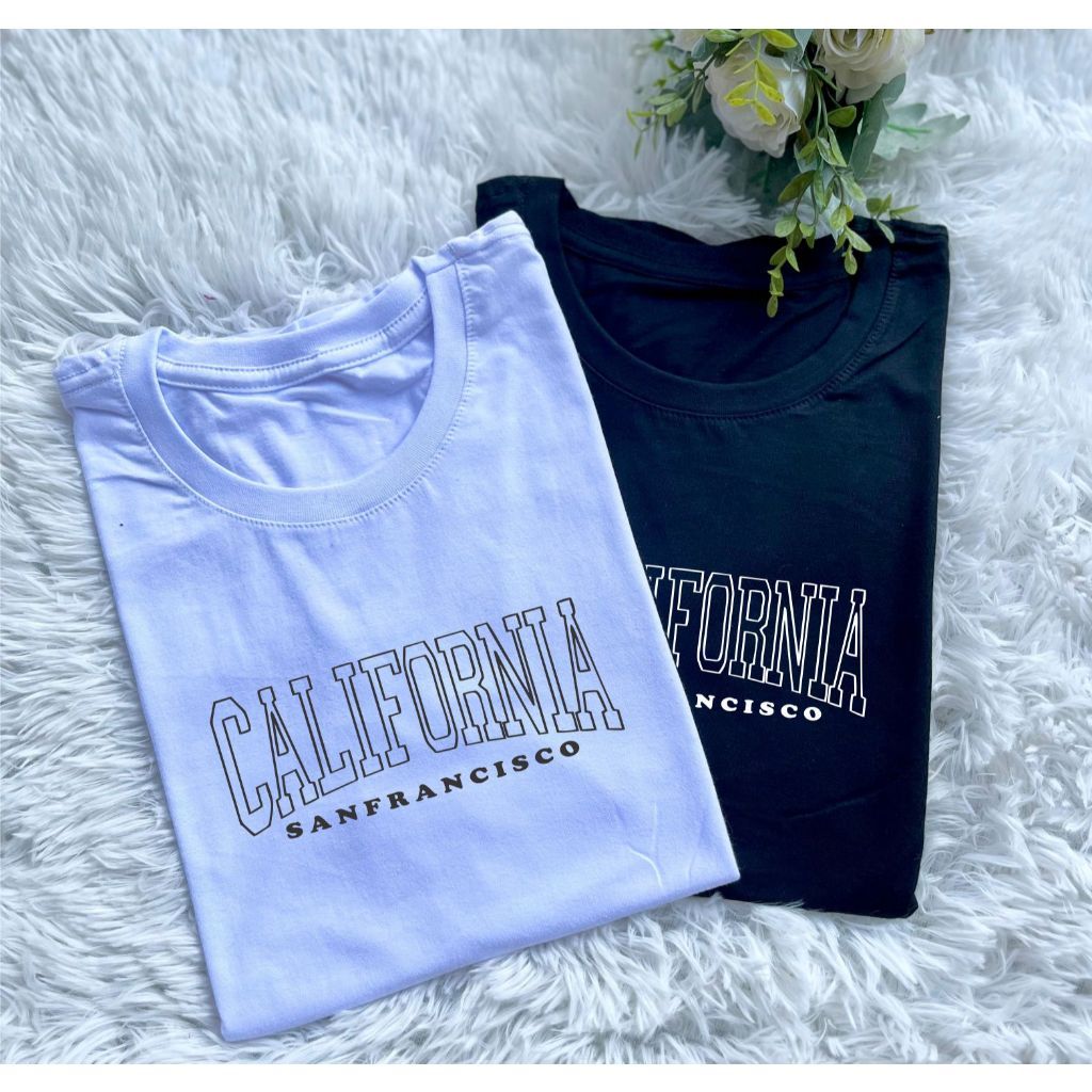 Camiseta Feminina T Shirt Logo California Sanfrancisco