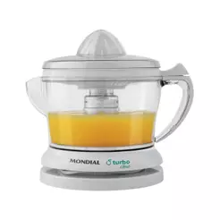 Espremedor de Frutas Mondial Turbo Citrus E-01 Elétrico 25W Branco