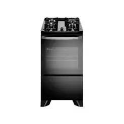 Fogão 4 Bocas Electrolux Preto Efficient FE4GB