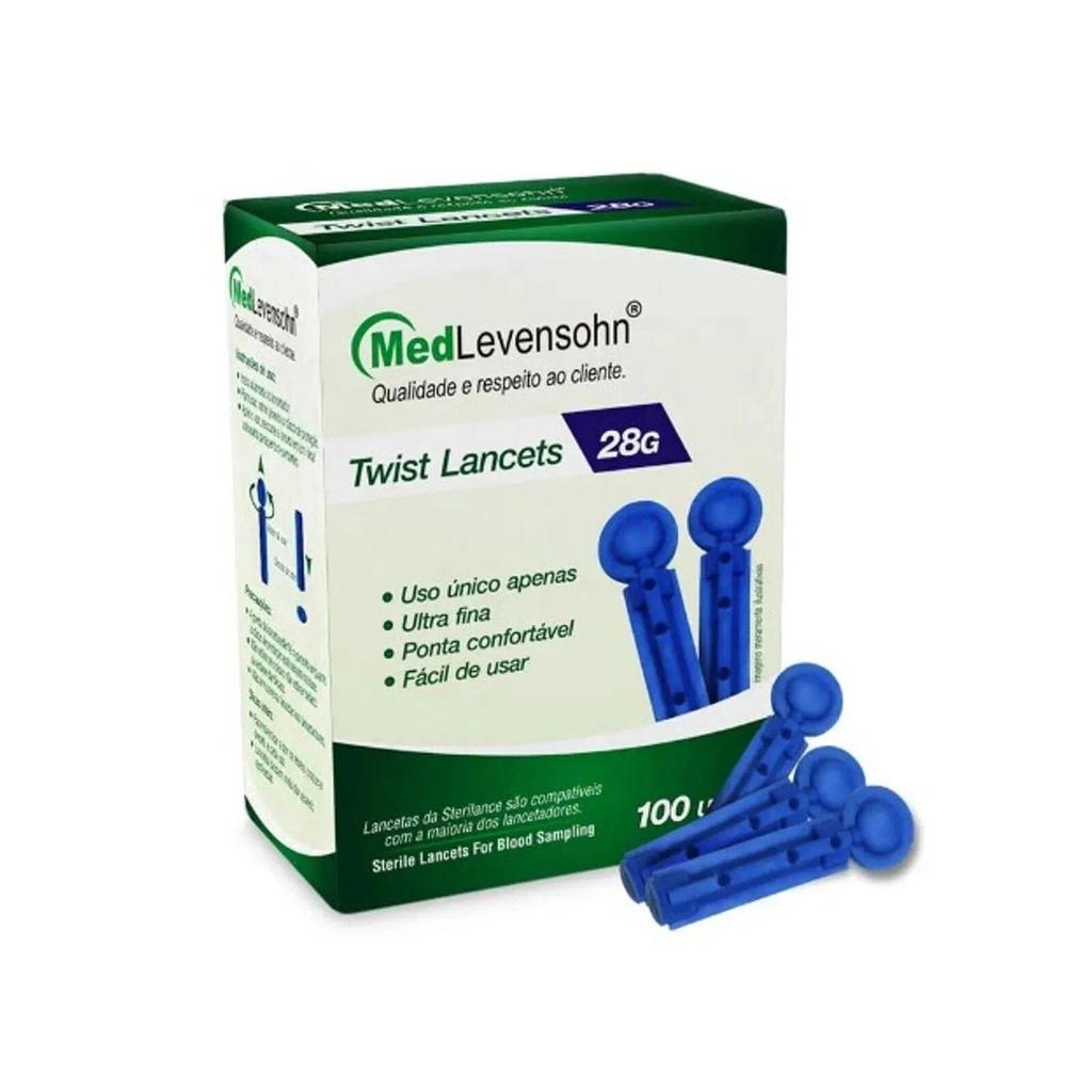 100 Tiras de Glicose On Call Plus II + 100 Lancetas + Lancetador — imagem 2 de 2