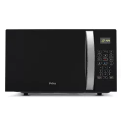 Micro-ondas Philco 28 Litros Limpa Fácil Preto Espelhado PMO30P - 127 Volts