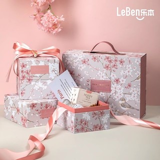 Leben · Magpie Heart Gift Box Caixa vazia Lembranças de casamento Embalagem de presente de aniversário Sentido de cerimô