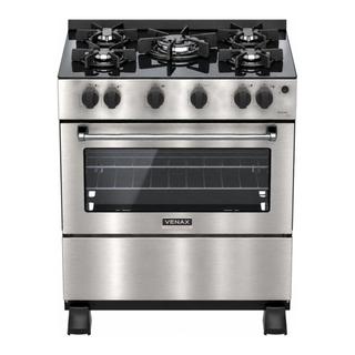 Fogao 5 Bocas Venax Gaudi Line Inox Gas Glp