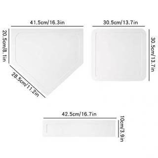 Maca beisebol softball Board 5 peças conjunto de borracha impermeável softball engrossado resistente ao desgaste jarro c