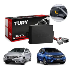 Módulo Subida Descida De Vidro para Honda City e Fit 4 Portas de 2009 até 2014 - Tury PRO 4.8 A