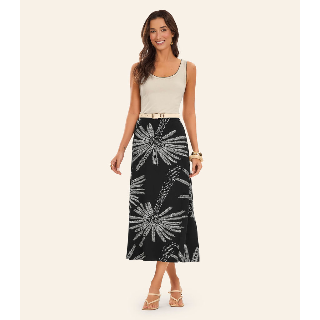 Regata Feminina Ribana de Viscose Rovitex Bege