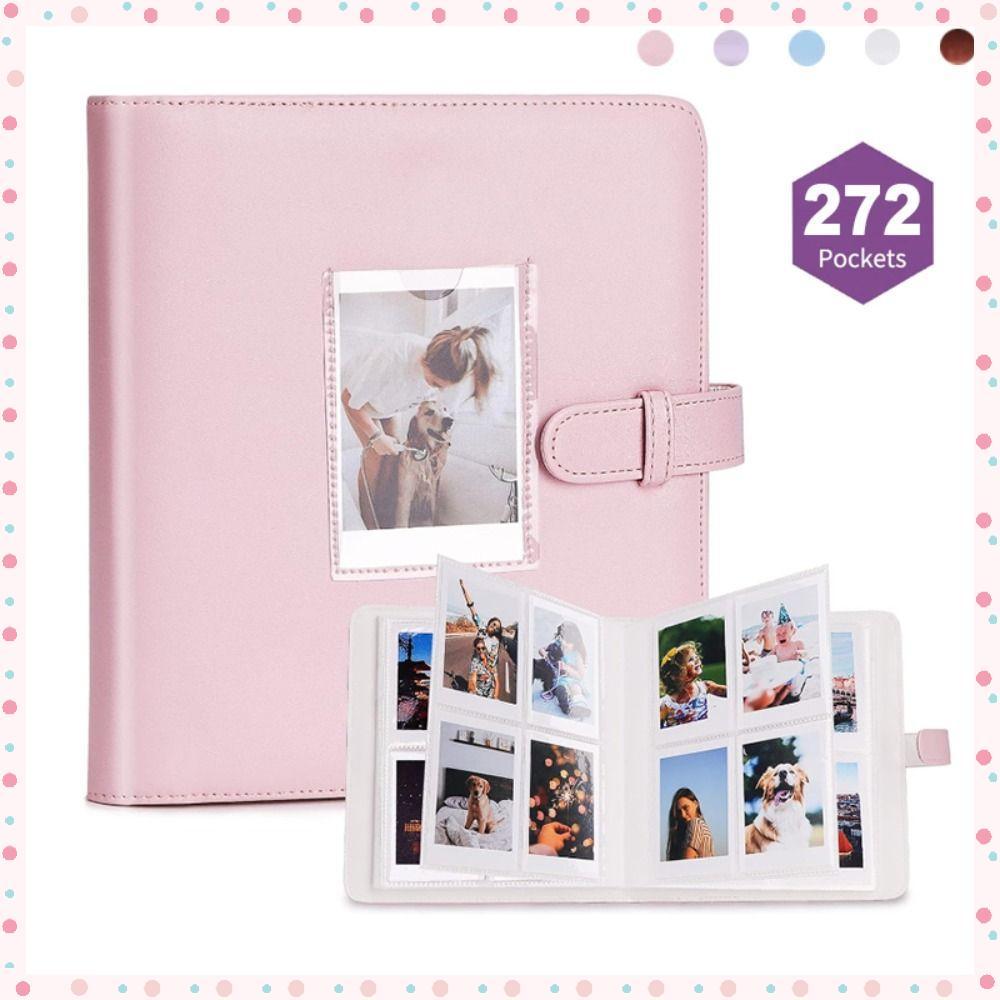 Álbum De Fotos Com 272 Bolsos , Câmera Instantânea , Armazenamento De 3 Polegadas…