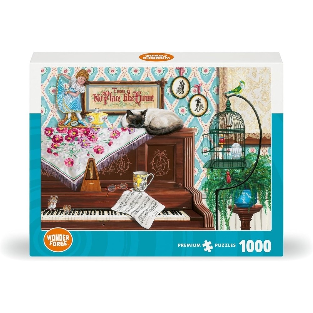 Quebra cabeça Importado Wonder Forge [21327] Piano Cat - 1000 peças