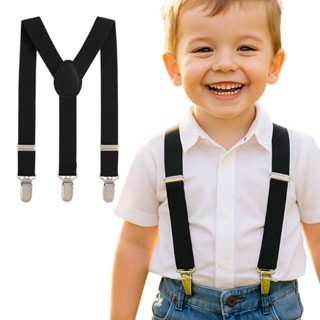 Suspensório Infantil Unissex Confortável Ajustável Com Presilhas Metálicas Para Estilo e Praticidade em Oferta na Shopee