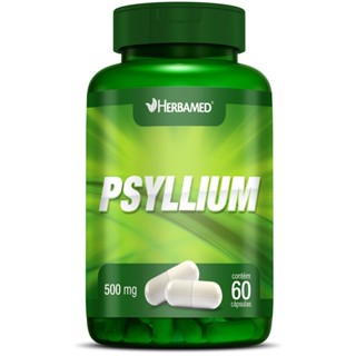 Psyllium 500mg 60 Cápsulas - Herbamed em Oferta na Shopee