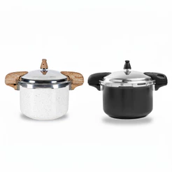 Panela Pressão Pressure 5,4L Alumínio Revestimento Cerâmico Pro Ceramic Premium Antiaderente Brinox