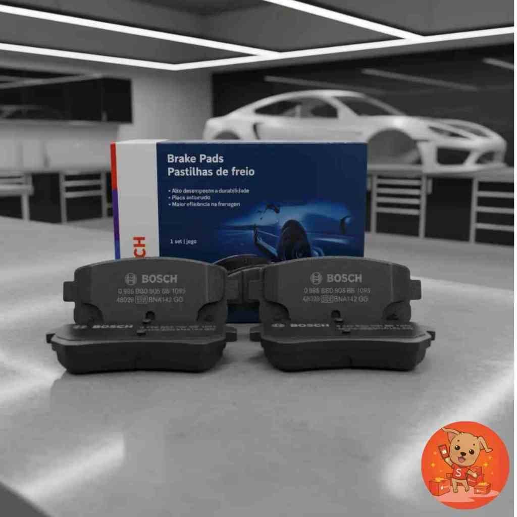 Jogo Pastilha Freio Traseiro Original Bosch I30 Ix35 Tucson Sonata Cerato Sportage 1.6 2.0 16v