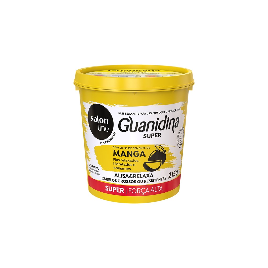 Guanidina Óleo Semente de Manga Alisa e Relaxa Salon Line 215gr em Oferta na Shopee