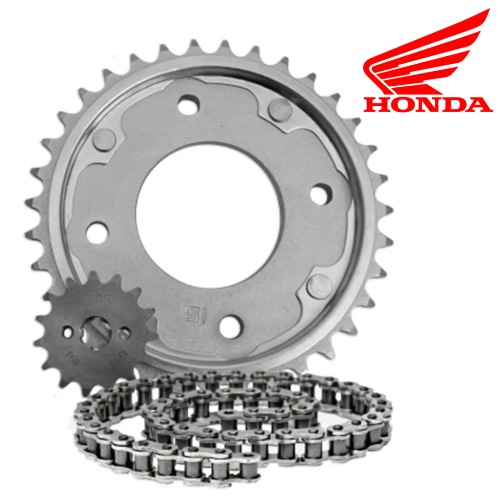 Kit Relação Transmissão Honda Biz 100 Antiga - 1998 Até 2005 em Oferta na Shopee