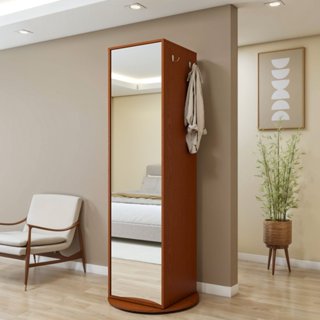 Sapateira Giratória com Porta de Espelho para 11 a 20 Pares Esthela Frassino em Oferta na Shopee