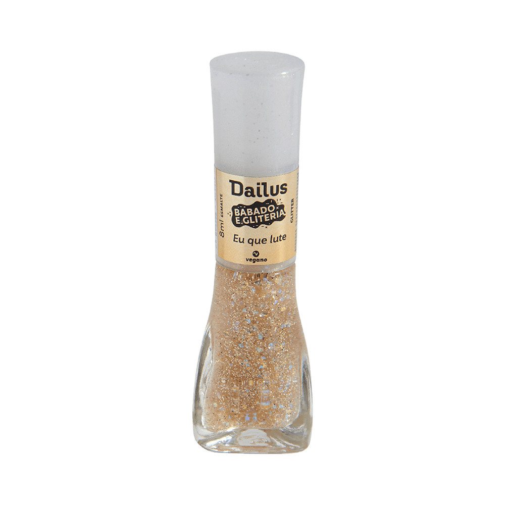 Esmalte Dailus Babado e Gliteria Eu Que Lute