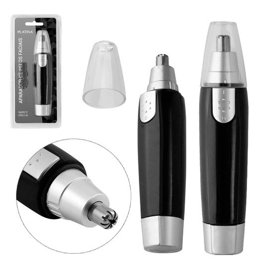 Máquina de Cortar Pelos Cortador Aparador de Cabelos do Nariz e Ouvido em Oferta na Shopee