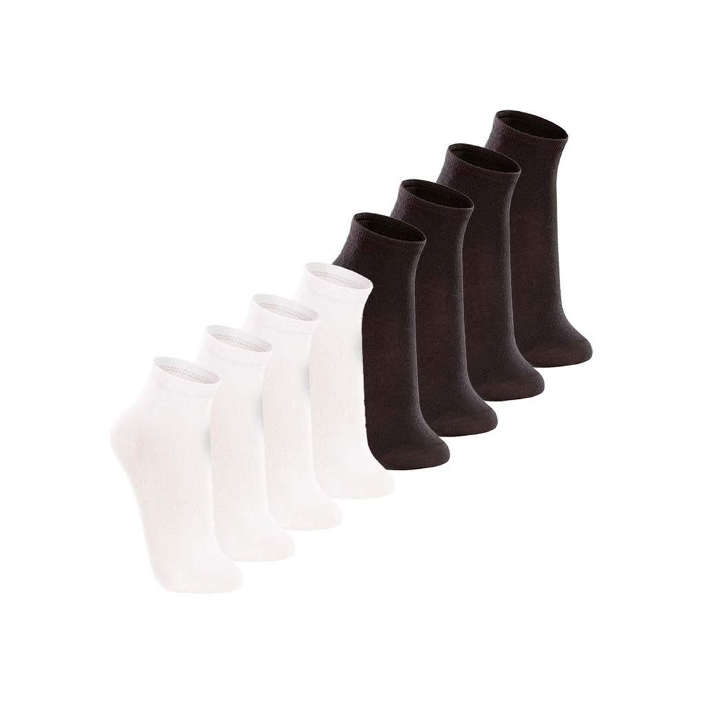 Kit com 8 Pares de Meias Cano Médio Lupo 4200-088 Colorido em Oferta na Shopee