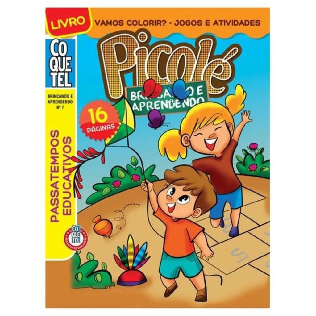 LIVRO COQUETEL BRINCANDO APRENDENDO 7 em Oferta na Shopee