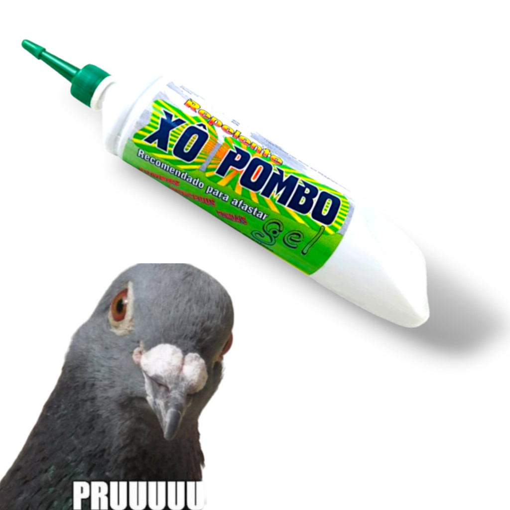 Acabe com Pombos, Morcegos e Pardais: Repelente Xo Pombos Gel 250g