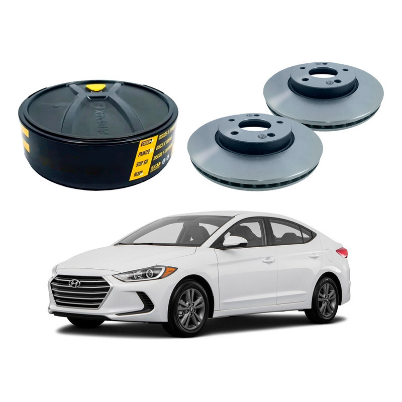 Disco Freio Dianteiro Elantra 2.0 2017 A 2020 em Oferta na Shopee