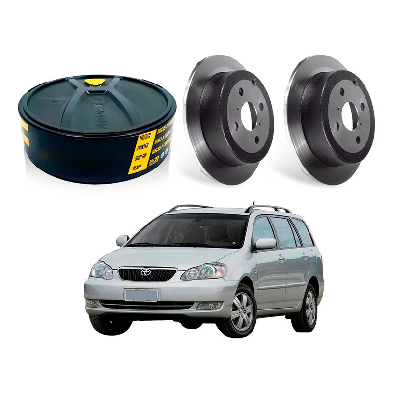 Disco Freio Traseiro Corolla Fielder 1.8 2005 A 2008