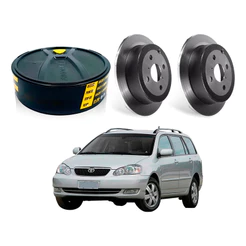 Disco Freio Traseiro Corolla Fielder 1.8 2005 A 2008