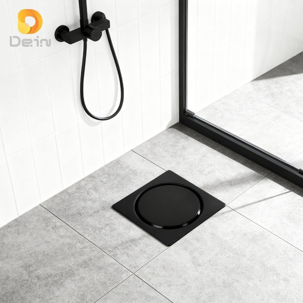 Kit1 ou 2 Ralo Inteligente Click 10x10 15x15 Cm Inox Banheiro Lavabo Veda Cheiro