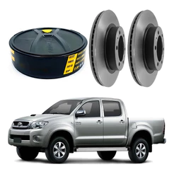 Disco Freio Dianteiro Hilux 2.7 2009 A 2011