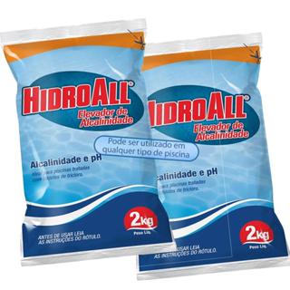 Kit 2 Elevador de Alcalinidade Hidroall Alcalinizante Para Piscinas em Oferta na Shopee