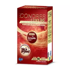 Suplemento Alimentar Condres Long Bio Colágeno Tipo 2 Curcumina 90 Cápsulas