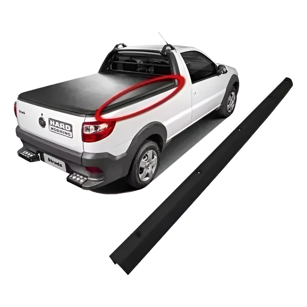 Moldura Acabamento Friso Superior Caçamba Direito Fiat Strada Working Trekking Original 100211221