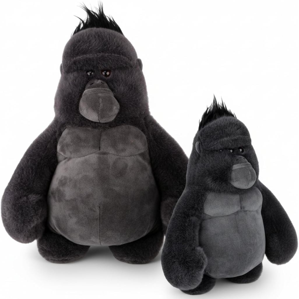 Tamanho Múltiplo Kawaii Gorila Realista Bicho De Pelúcia Macaco Macio Brinquedos Huggable Peluche Mono Para Crianças Men