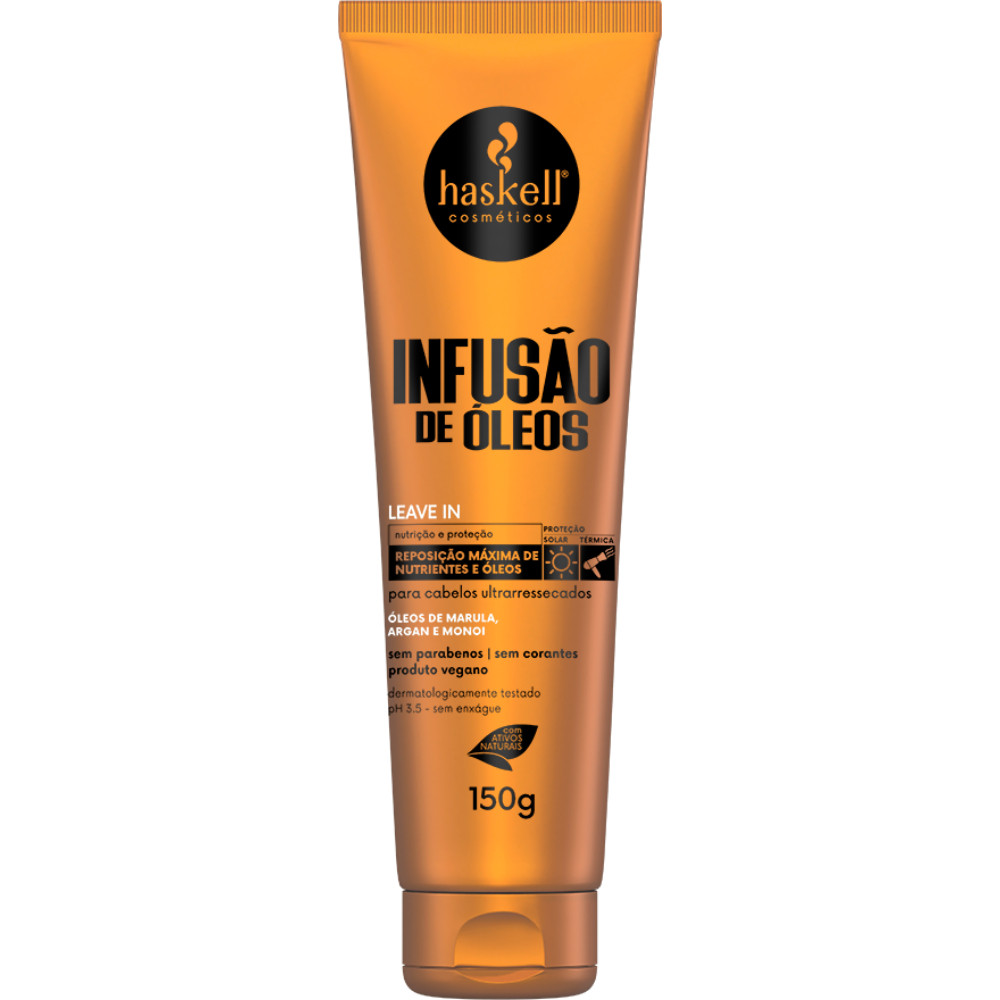 Leave-in Infusão de Óleos 150gr Haskell em Oferta na Shopee