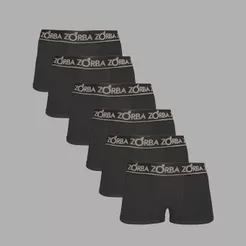 Kit 6 Cuecas Zorba Boxer Plus 717