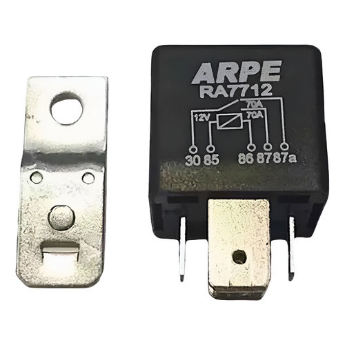 Relé 12v 70/70a Ar Condicionado Ventoinha Ventilação Módulo Som Acessórios Fiat Gm Vw Ford Universal Relé 70/70a