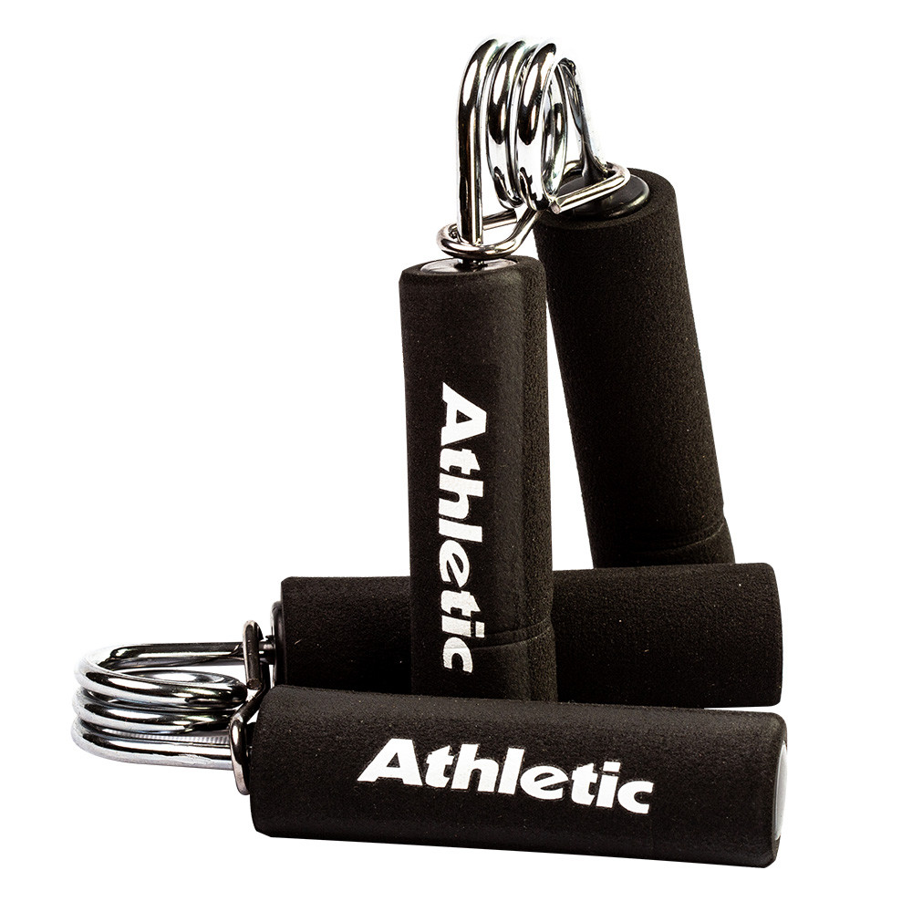 Par de Hand Grip Athletic em Aço Fortalecedor de Mãos e Antebraço com Pegador de Espuma para Treino em Oferta na Shopee