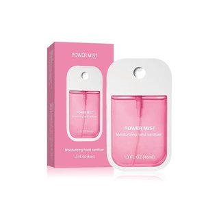 Spray Desinfetante para Mãos Poderosamente Hidratante, Tamanho de Viagem 45ml/1.5 fl oz, Desinfetante Portátil e Bonito 