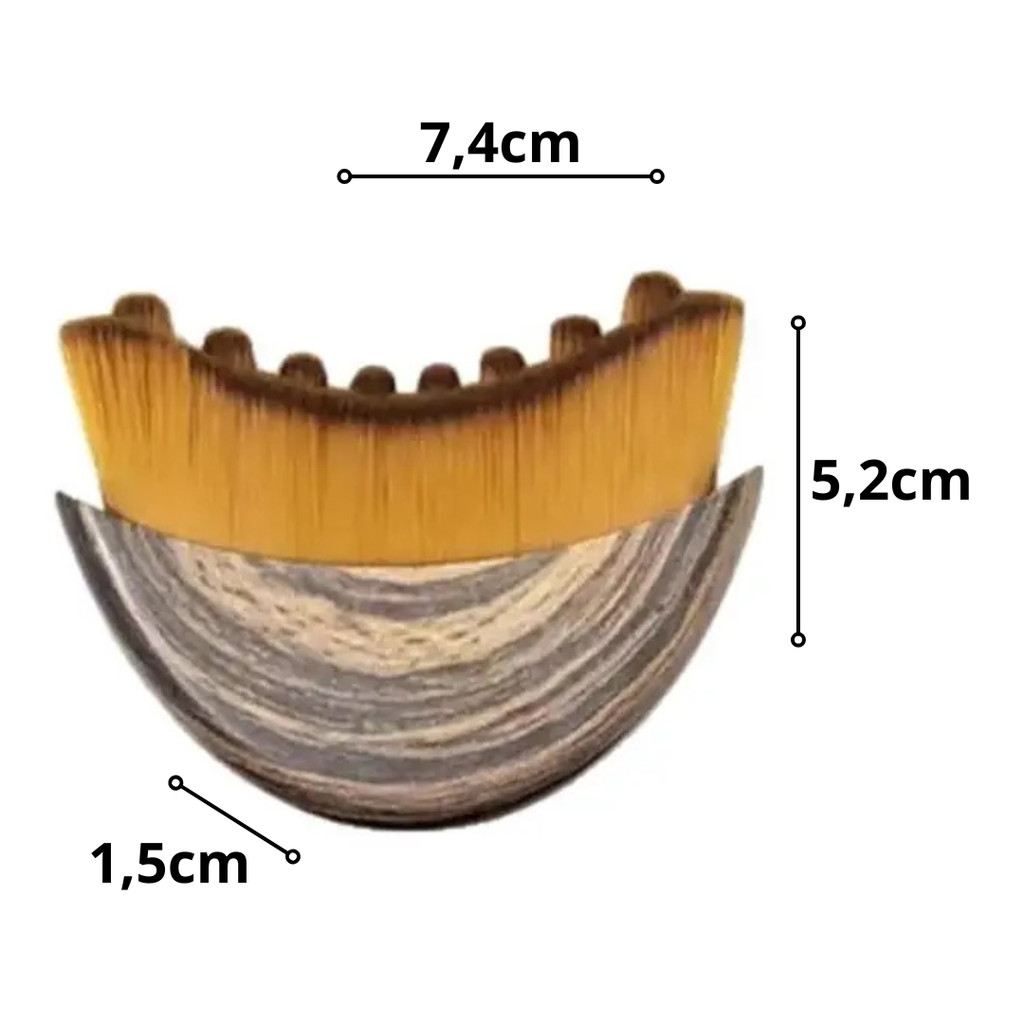Detalhes do Escova Facial de Limpeza e Massagem Efeito Lifting – Ergonômica Cerdas Macias (Escolha o Tamanho)