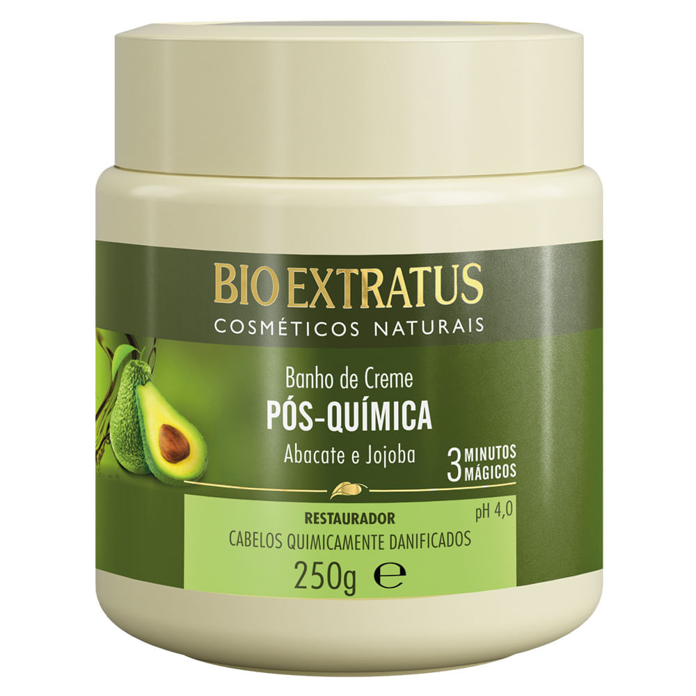 Banho De Creme Bio Extratus Pós Química Abacate 250g