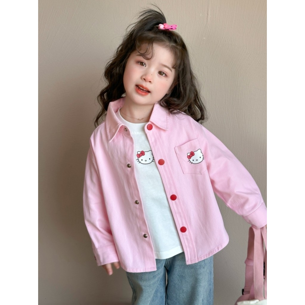 Meninas camisas primavera outono estilo 2026 novo estilo crianças estilo ocidental camisas de manga comprida bebê menina
