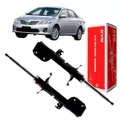 2 Amortecedor Toyota Corolla 2008 Até 2014 Dianteiro Kayaba