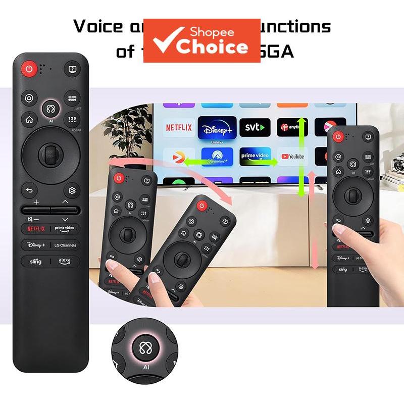 LG AI Magic Remote Com Ponteiro De Voz Para Cinema Em Casa De Primavera 2026