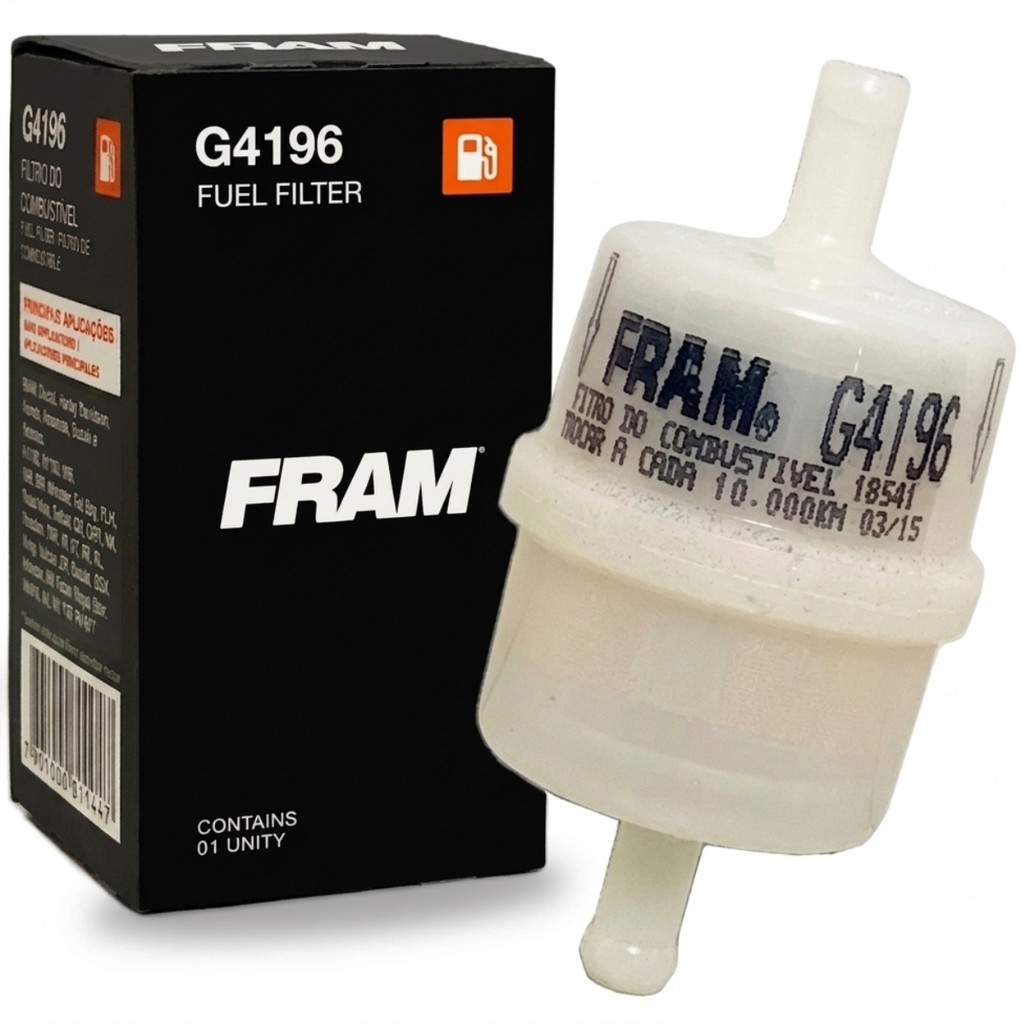 Filtro Gasolina Fram G 4196 Cg Bros 125 150 Lead Biz Pop titan fan cbx MOTOS CARBURADA 50cc FRAM G4196