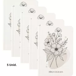 Kit 05 Bíblias Sagrada | ARC | Capa Essência