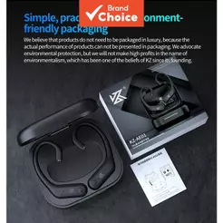 KZ AN01 Fones De Ouvido Sem Fio Gancho Bluetooth Compatível 5.4 Cabo Caso Carregamento C Pino Conector PR1PRO DQ6 ZVX Pa
